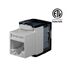 OPENETICS® CAT6A UTP RJ45 Slim Keystone Jack, Toolless, ETL Certificate